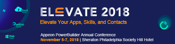 Elevate 2018 – Annual PowerBuilder Conference Last Call