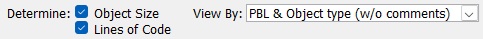 Code Count scanning and report options